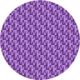 thumbnail image 1 of Ahgly Company Machine Washable Indoor Round Transitional Heliotrope Purple Area Rugs, 5' Round, 1 of 7