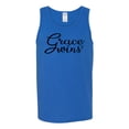 thumbnail image 2 of Wild Bobby Grace Wins Script Inspirational/Christian Men Graphic Tank Top, Royal, Small, 2 of 5