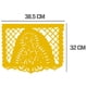 thumbnail image 5 of Papel picado Virgen de Guadalupe | Guirnaldas | enramado | 5 tiras de 5 metros | diseño religioso con colores vibrantes colores diferentes | enramada mexicana artesanal | decoración de plastico picado, 5 of 5