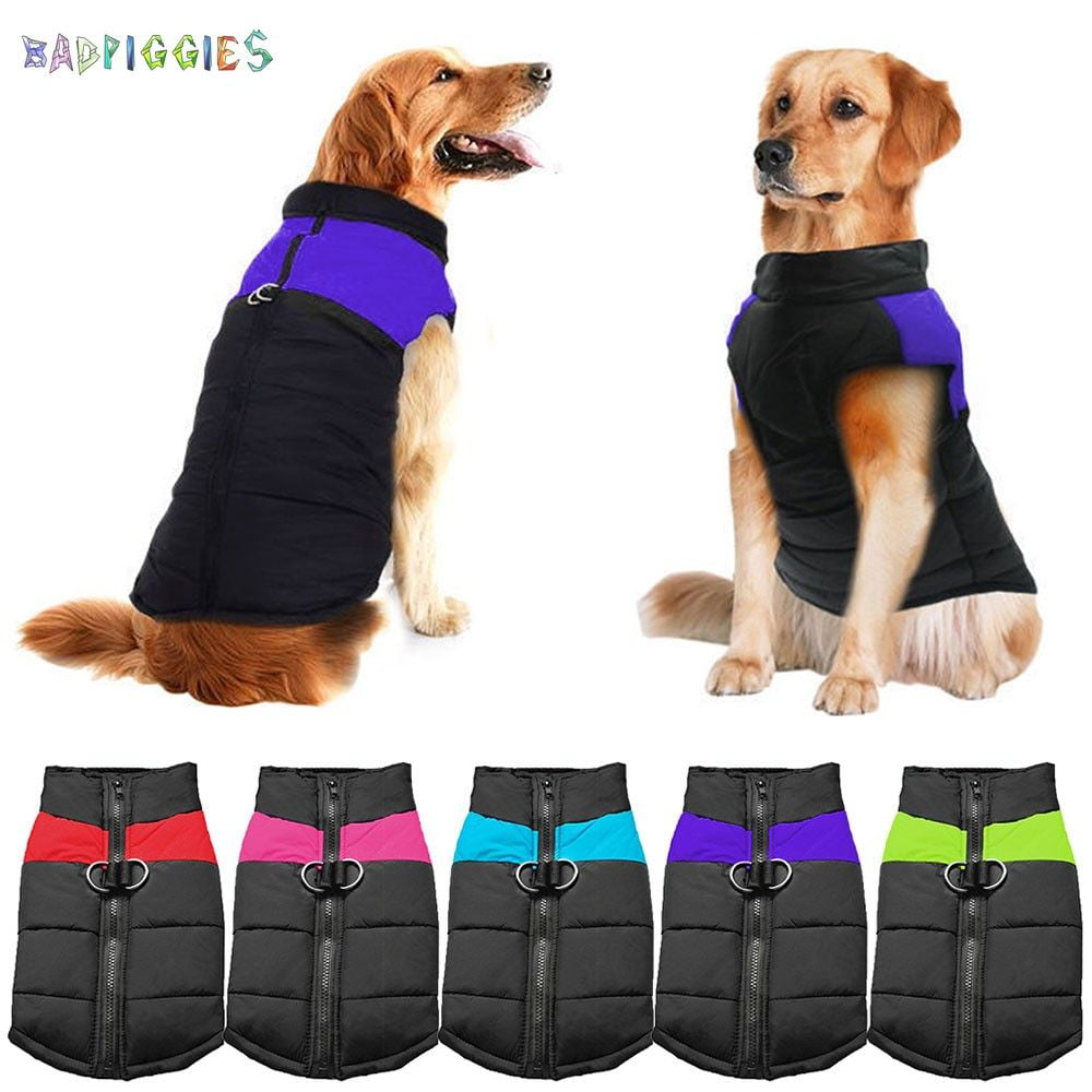 BadPiggies Waterproof Coldproof Dog Warm Vest Jacket Coat Winter