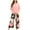 Pink, variant on XMMSWDLA Printed Women's Pajama Set - Short-Sleeve Top with Long Pants, Two-Piece Soft & Silky Pajamas for Women Women Set