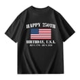 thumbnail image 4 of Byoo Little Girl Patriotic Print T Shirt 250Th Birthday Independence Day Oversize Crew Neck Summer Tee Shirt, 4 of 4