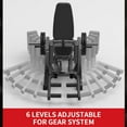 thumbnail image 3 of Hip Abductor & Adductor Machine – Home Gym – 6-Level Adjustable Gear – 4-Position Backrest – Professional Strength Training – Black, 3 of 7
