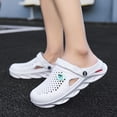 thumbnail image 2 of Bibifish Mens Garden Clogs Lightweight Soft Closed Toe Slide Sandals Casual Outdoor Beach Comfort Shoes, 2 of 9