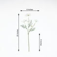thumbnail image 3 of BalsaCircle 6 White 20" Silk Daisy Artificial Flower Sprays Bushes Wedding Party Decorations, 3 of 8