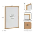 thumbnail image 6 of Kate and Laurel Gallery Wall Poster Frame, 12x16, Natural, Modern Photo Frame for Use as Entryway Wall Decor, Living Room Decor, or Fireplace Mantel Decor, 6 of 7