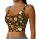 thumbnail image 2 of Fotbe Harvest Pumpkins Sujetador Deportivo Largo sin Aros para Mujer con Almohadillas y Soporte Medio, Transpirable y Absorbente, Camiseta Tipo Chaleco o Tank Top-Large, 2 of 8