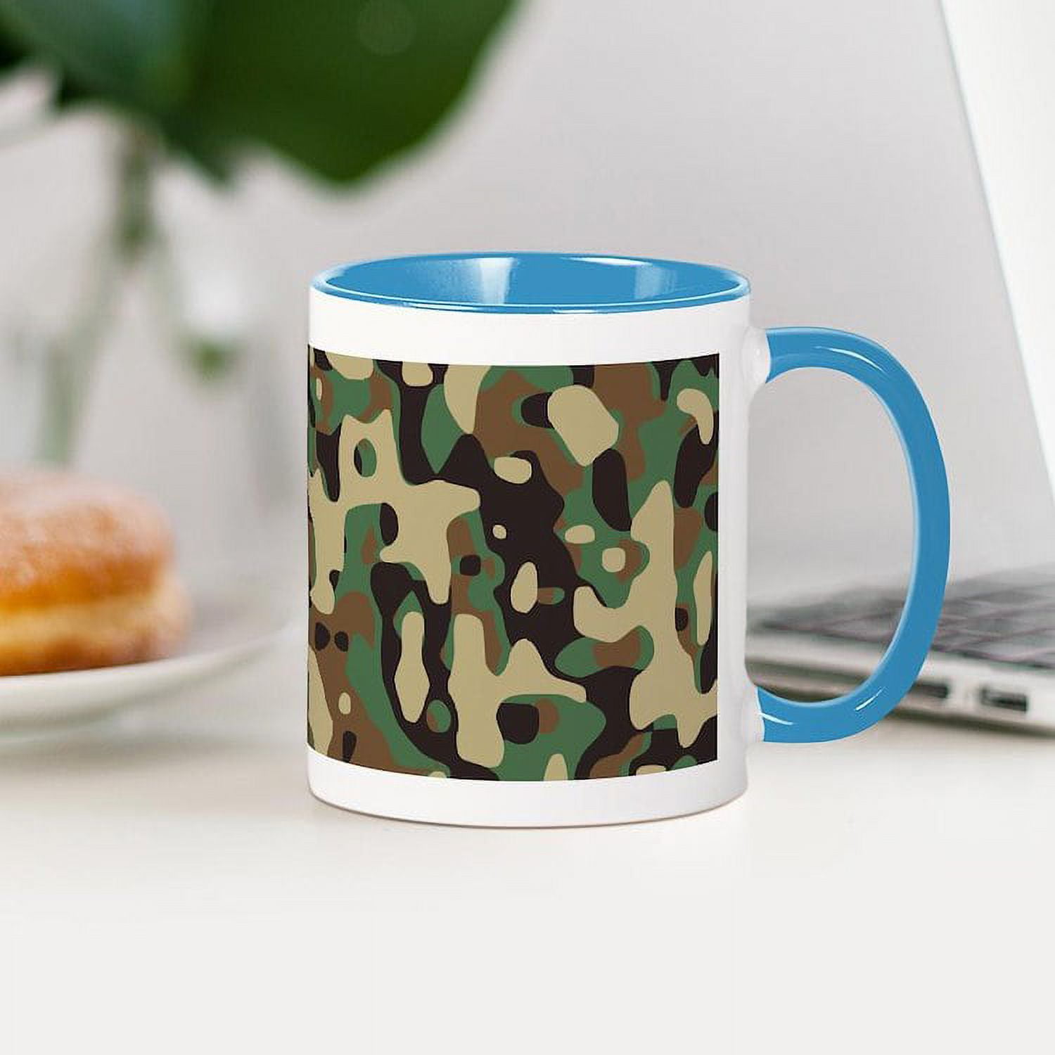 Outdoor Camo Coffee Mug - Military-Inspired Ceramic Cup for Hunting,  Tactical Gear Lovers, and Army Enthusiasts
