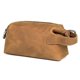 thumbnail image 2 of Bolso de mano de lujo vintage de piel de Caballo Loco, neceser para hombre, almacenamiento, maquillaje, lavado a mano para mujer, 2 of 5