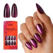 KISS Voguish Fantasy Halloween Press On Nails, ‘Devilish Disco’, Medium Oval, 28 Count