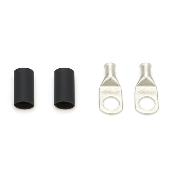 Quickcar Racing Products Ring Terminals 5/16in 6 Ga w/Heat Shrink