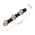 thumbnail image 3 of Fiudx Pinza para El Cabello de Cuatro Hojas, Accesorio para Cambiar de Estilo Rápidamente, Diseño de Diamantes de Imitación Brillantes, Pinza Pequeña Versátil, Elegante para Usar En Fiestas o En El T, 3 of 6
