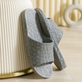 thumbnail image 5 of PEASKJP Slippers for Man Comfy Pillow Slippers with Arch Support Shower Sandals, Gray 41, 5 of 5