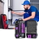 thumbnail image 1 of Fiudx Juego de Destornilladores de Precisión, Herramienta 115 En 1 de Acero Al Carbono, Puntas Magnéticas para Un Uso Fácil, Reparación Versátil para Teléfonos, Portátiles, Consolas de Juegos y Afici, 1 of 3