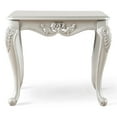 thumbnail image 3 of Furniture of America Armena Traditional Solid Wood End Table, Champagne, 3 of 9