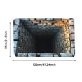thumbnail image 1 of 3D Optical Diatomite Bath Mat Super Absorbent Non Floor Rug for Living Room Kitchen Entrance, 1 of 4