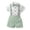 Dark Green, variant on Grblisyd Boys Pants Sets Short Sleeve Shirt   Shorts   Bow Tie   Suspenders Kids Gentleman Outfits