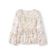 p.s.09 from aeropostale Girls’ Smocked Bodice Blouse