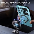 thumbnail image 4 of Dteck Magnetic Case for Samsung Galaxy S24 Ultra,Shockproof Silicone+PC Case Compatible with Mag Safe Ring Holder Kickstand Cover for Samsung Galaxy S24 Ultra, Lightblue, 4 of 7