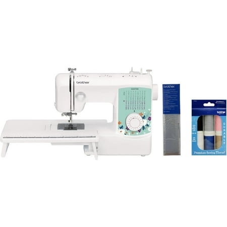 Brother GQ3700 Sewing and Quilting Machine, and SASEW6 6-Piece Premium Sewing Thread Pack, SA520 Water Soluble Stabilizer