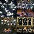 thumbnail image 3 of Solar Star Fairy Lights 23Ft 50LED Waterproof Star String Lights with Remote Solar Fairy Lights Outdoor Garden Decoration Lights for Christmas Patio Yard Wedding Party, 3 of 8