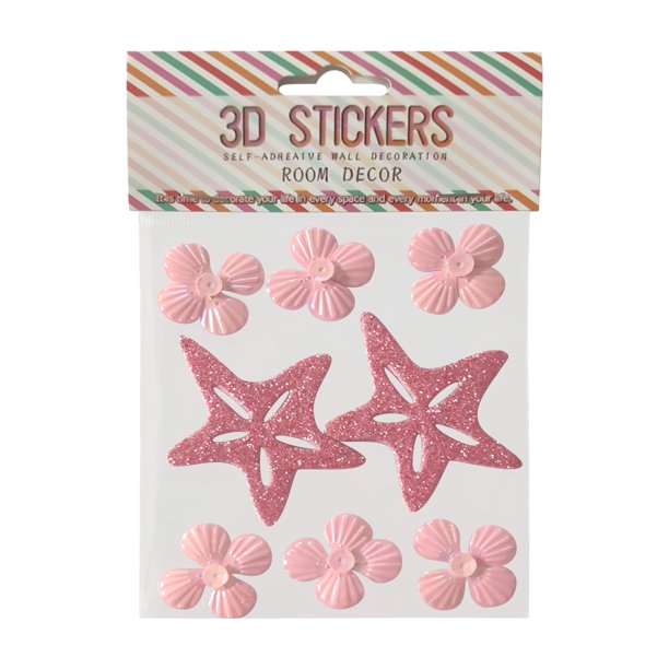 Fiudx Pegatinas De Pared Pegatinas Tridimensionales 3D Con Lentejuelas Para Niños, Materiales Adhesivos Diy Ofertas Y Liquidación