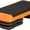 Orange, variant on 43'' Wide Adjustable Aerobic Step Platform - 4 Stackable Risers for Home Gym Cardio, Strength & Full-Body Training