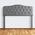 thumbnail image 4 of Shengchao Trade Adjustable Heigh Headboard with Linen Upholstery and Button Tufting for Bedroom,King,Dove Gray, 4 of 11