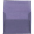 thumbnail image 2 of JAM A2 Translucent Envelopes, 4.4x5.8, Purple, 250/Pack, Wisteria Purple, 2 of 2