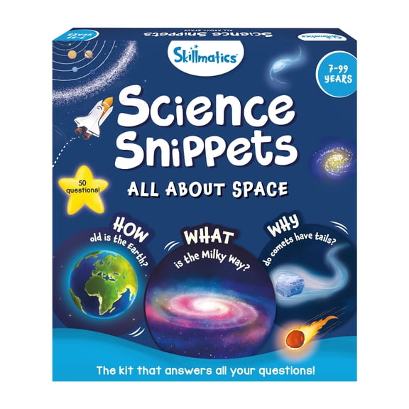 Skillmatics Science Snippets: Explore Space with Flash Cards