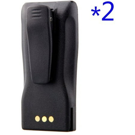 TOPCHANCES 2 Pack 7.2v 1600mAh NiMh Motorola NNTN4496 NNTN4496AR NNTN4851 NNTN4851A NNTN4851AR NNTN4851R CP040 CP140 CP150 CP160 CP180 CP200 CP200XLS CP340 CP360 CP380 EP450 GP3138 GP3688 PR400