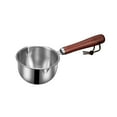 thumbnail image 4 of Stainless Steel Saucepan under $5! kkbbma 304 Stainless Steel Small Oil Pot, 3-Layer Thickened Sauce Pan, Mini Deep Fryer for Kitchen, Splashing Oil Heating Pot, Cooking Warmer Pot, 4 of 9