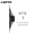 thumbnail image 3 of Sonducket Rueda libre ZTTO de 9 velocidades, 11-50T, bicicleta de carretera de acero, piezas de engranaje de rosca de repuesto ajustables para Ciclismo, 3 of 6