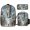 Color-4, variant on Surreal Floating Cloud City Backpack Bookbag Students Bags S Rucksack Lunch Bag Pen Bag Three-Piece Set