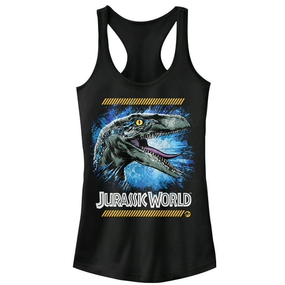 Junior's Jurassic World: Fallen Kingdom Raptor Code  Racerback Tank Top Black Large