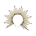 thumbnail image 2 of Halo Crown Headpiece Goddess Headband Para Boda Nupcial Puesta En Escena Bola Redonda Sunnimix Fuente, 2 of 8