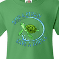 thumbnail image 4 of Inktastic Skip a Straw Save a Turtle with Cute Green Sea Turtle Youth T-Shirt, 4 of 5
