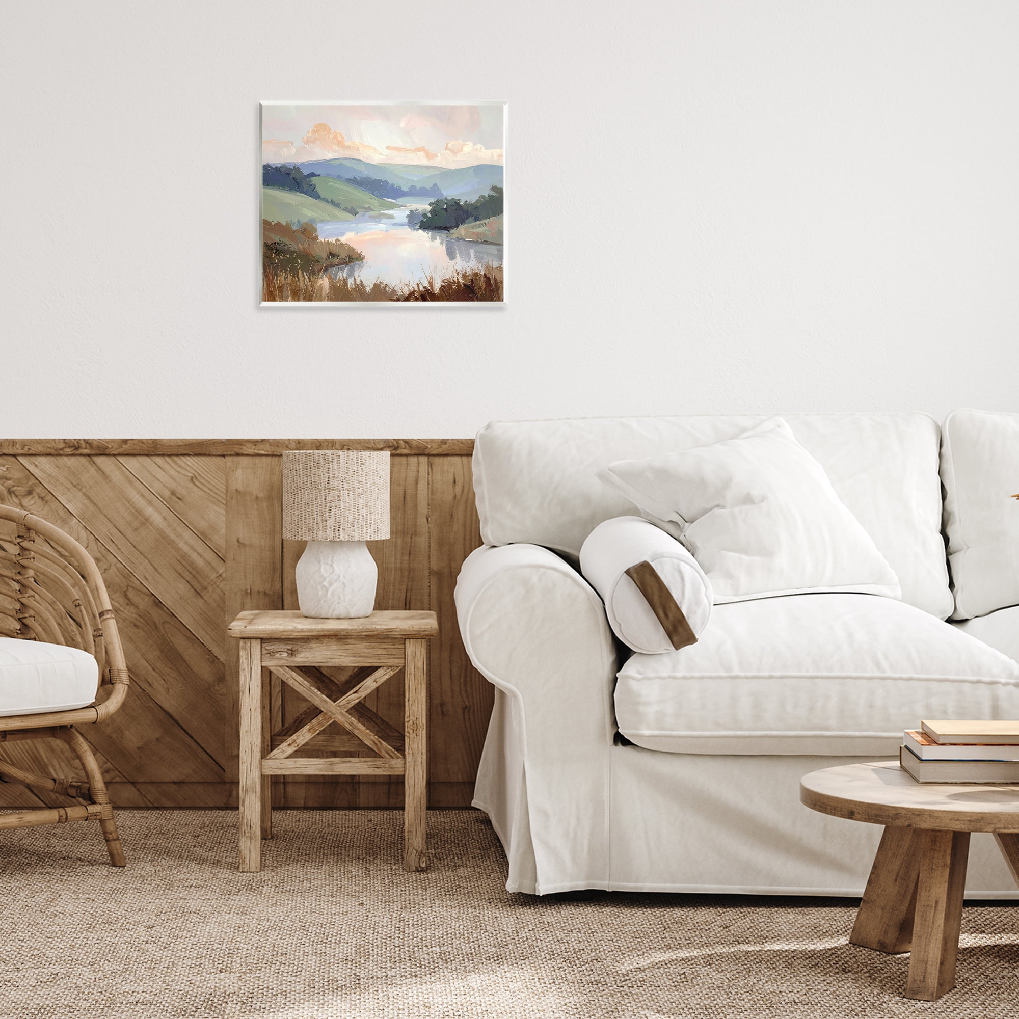 Stupell Industries Muted Distant Mountains Wall Plaque Art, design by Alonza Saunders