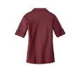thumbnail image 6 of Port Authority Ladies Oxford Pique Double Pocket Polo-M (Red/ Mulberry), 6 of 6