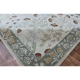 thumbnail image 4 of Adeline Brown Border 3'x5′ Area Rug Handcrafted Motif Floral Design Oriental Traditional Design Non-Shedding Fine Wool Pile & Easy-Care Areas in Living Room Bedroom, 4 of 5