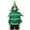 Green, variant on Rohuuque Unisex Christmas Tree Dress Up Set with Cape and Hood Festive Holiday Performance Outfit for Family Photo Fun Green