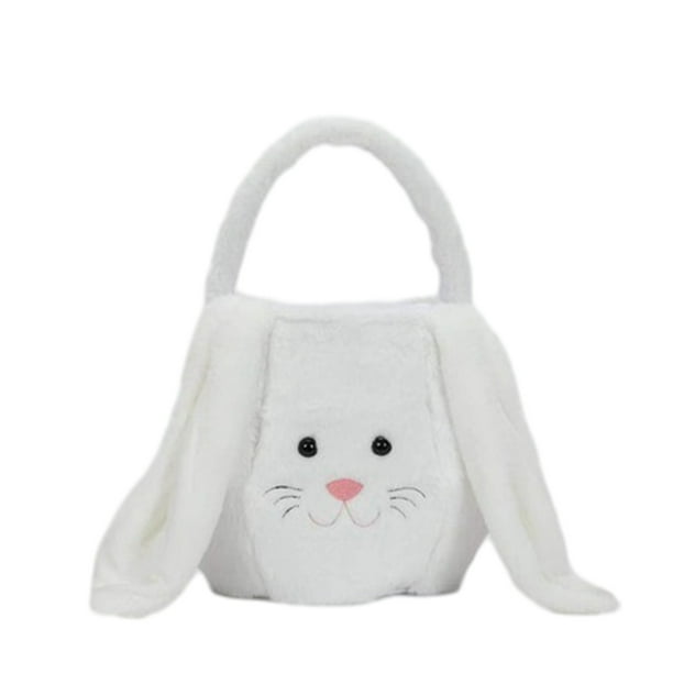 Cestas de Pascua para Niños Feliz Conejo de Pascua Bolso de Oído Largo Cesta de Pascua Cesta Bolso de Pascua Bolso de Regalo para Niños Regalos de Pascua para Niños