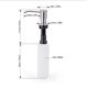 thumbnail image 3 of Dispensador de jabón para fregadero de cocina CHAO acero inoxidable níquel cepillado, 3 of 5