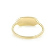 thumbnail image 6 of 14K Yellow Gold Diamond Name Plate Ring Size 7 0.11cttw, 6 of 9