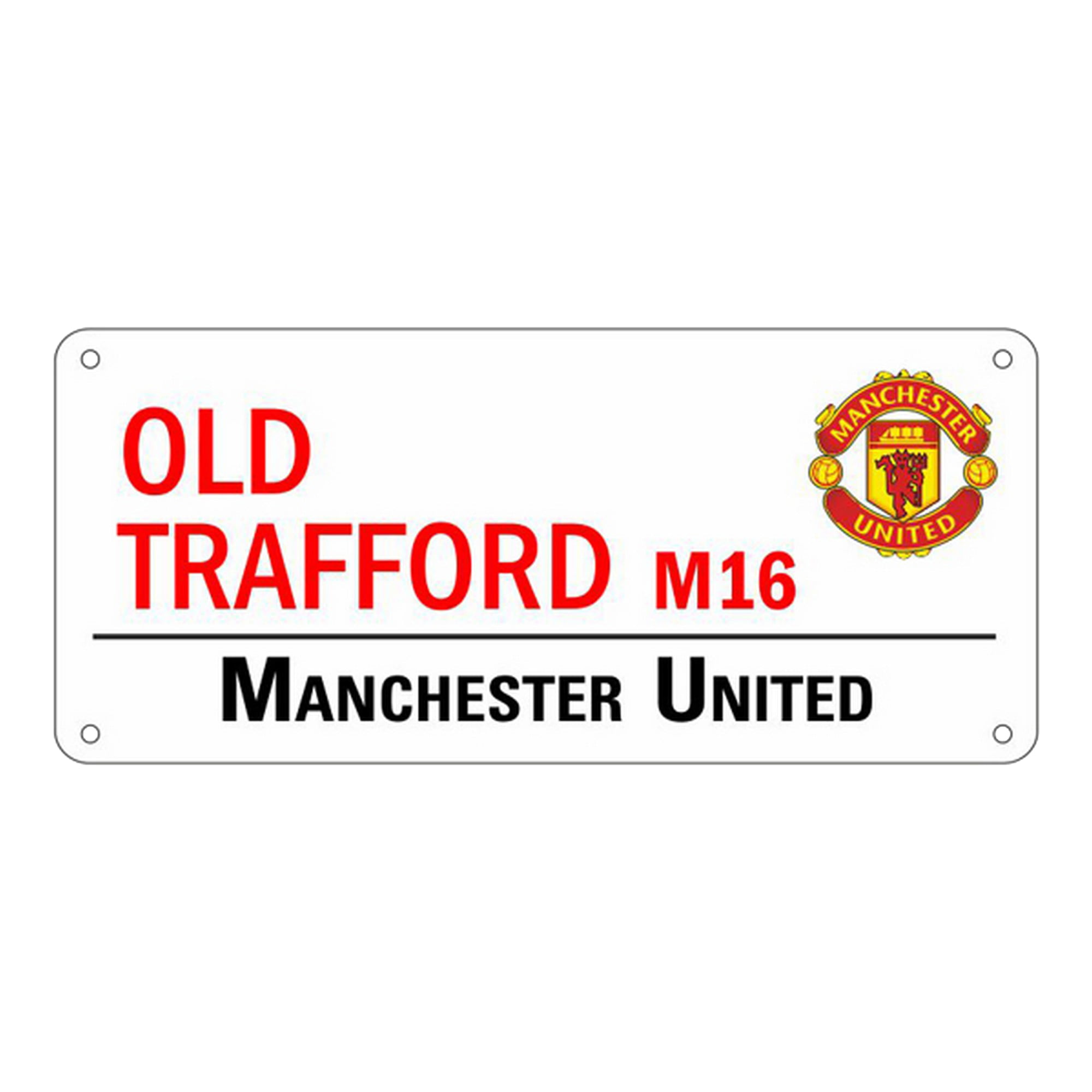 Manchester United FC Official Old Trafford Steel Street Sign SG10842 