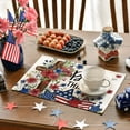 thumbnail image 2 of Sm:)e Stars Cross Flowers 4th of July Placemats Set of 4 12x18 Inches, Durable and Easy Cleaning Perfect for Independence Day Celebration and Family Gathering, 2 of 7