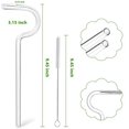 thumbnail image 4 of nipocaio Pipette Réutilisable Anti-Rides Courbée Prévention des Rides Flûte Latérale Pipette 2 Pipettes + 1 Brosse, 4 of 5