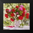 thumbnail image 2 of Volkova, Ira 20x20 Black Modern Framed Museum Art Print Titled - Morning Roses, 2 of 5