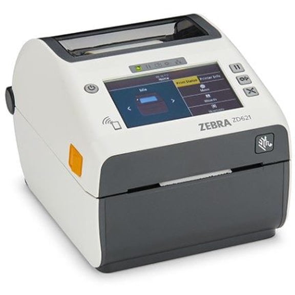 Restored Zebra ZD621-HC Healthcare Label Printer, Color Touchscreen, Direct Thermal, USB & Ethernet, 4" Desktop Barcode Printer, ZD6AH42-D01L01EZ (Refurbished)