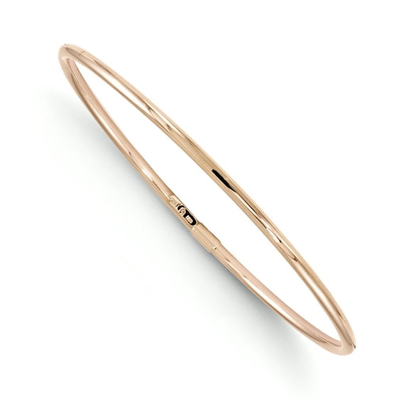 FJC Finejewelers 10k Rose Gold Slip-on Bangle